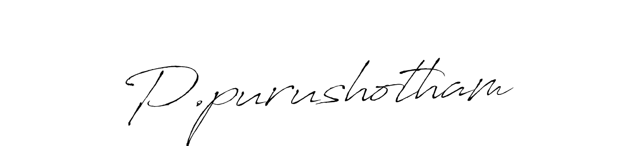 Best and Professional Signature Style for P.purushotham. Antro_Vectra Best Signature Style Collection. P.purushotham signature style 6 images and pictures png