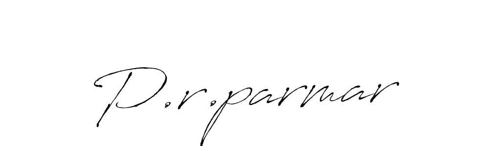 Use a signature maker to create a handwritten signature online. With this signature software, you can design (Antro_Vectra) your own signature for name P.r.parmar. P.r.parmar signature style 6 images and pictures png