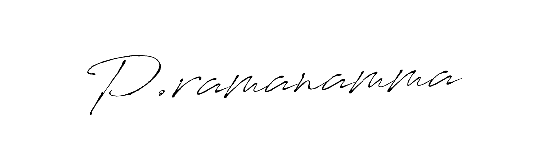 Make a beautiful signature design for name P.ramanamma. With this signature (Antro_Vectra) style, you can create a handwritten signature for free. P.ramanamma signature style 6 images and pictures png