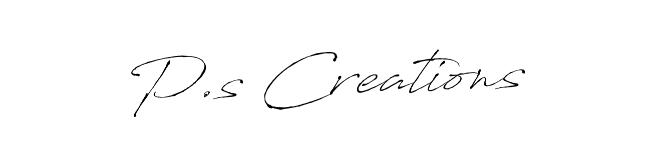 Similarly Antro_Vectra is the best handwritten signature design. Signature creator online .You can use it as an online autograph creator for name P.s Creations. P.s Creations signature style 6 images and pictures png