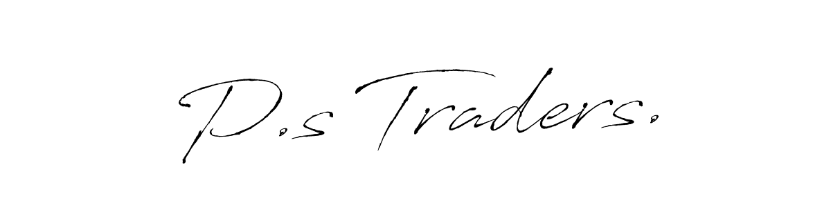 It looks lik you need a new signature style for name P.s Traders.. Design unique handwritten (Antro_Vectra) signature with our free signature maker in just a few clicks. P.s Traders. signature style 6 images and pictures png