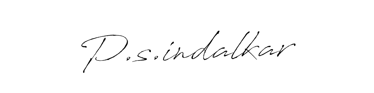 Use a signature maker to create a handwritten signature online. With this signature software, you can design (Antro_Vectra) your own signature for name P.s.indalkar. P.s.indalkar signature style 6 images and pictures png