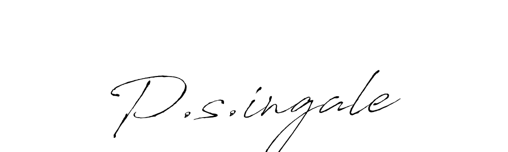 Once you've used our free online signature maker to create your best signature Antro_Vectra style, it's time to enjoy all of the benefits that P.s.ingale name signing documents. P.s.ingale signature style 6 images and pictures png