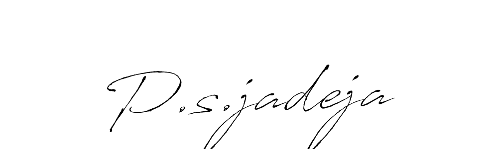 Also You can easily find your signature by using the search form. We will create P.s.jadeja name handwritten signature images for you free of cost using Antro_Vectra sign style. P.s.jadeja signature style 6 images and pictures png