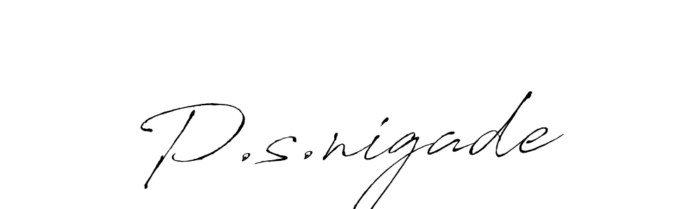 Check out images of Autograph of P.s.nigade name. Actor P.s.nigade Signature Style. Antro_Vectra is a professional sign style online. P.s.nigade signature style 6 images and pictures png