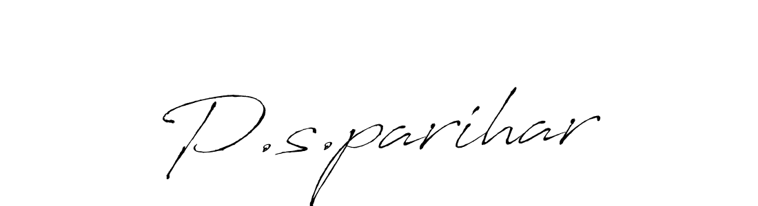Also You can easily find your signature by using the search form. We will create P.s.parihar name handwritten signature images for you free of cost using Antro_Vectra sign style. P.s.parihar signature style 6 images and pictures png