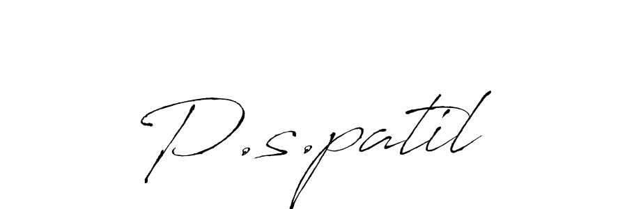Similarly Antro_Vectra is the best handwritten signature design. Signature creator online .You can use it as an online autograph creator for name P.s.patil. P.s.patil signature style 6 images and pictures png