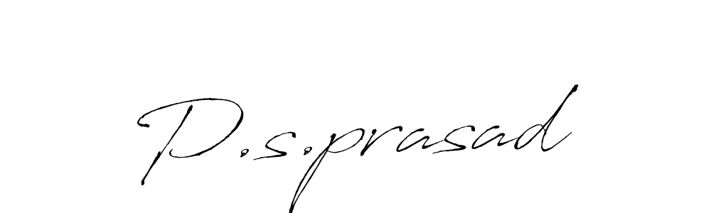 You should practise on your own different ways (Antro_Vectra) to write your name (P.s.prasad) in signature. don't let someone else do it for you. P.s.prasad signature style 6 images and pictures png