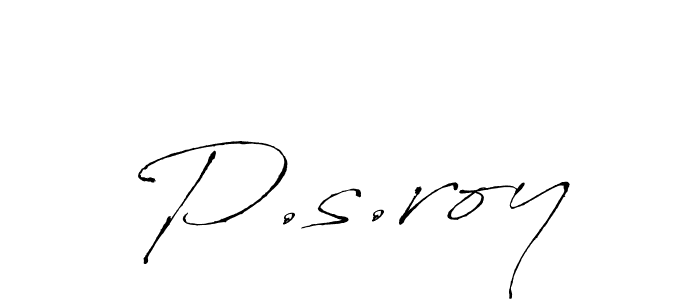 Make a beautiful signature design for name P.s.roy. Use this online signature maker to create a handwritten signature for free. P.s.roy signature style 6 images and pictures png