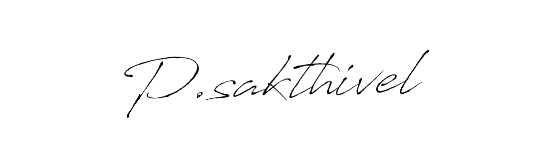 Make a beautiful signature design for name P.sakthivel. Use this online signature maker to create a handwritten signature for free. P.sakthivel signature style 6 images and pictures png