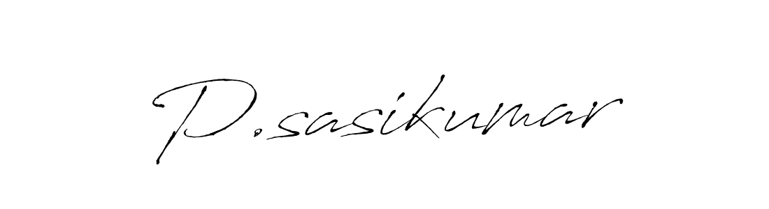 P.sasikumar stylish signature style. Best Handwritten Sign (Antro_Vectra) for my name. Handwritten Signature Collection Ideas for my name P.sasikumar. P.sasikumar signature style 6 images and pictures png