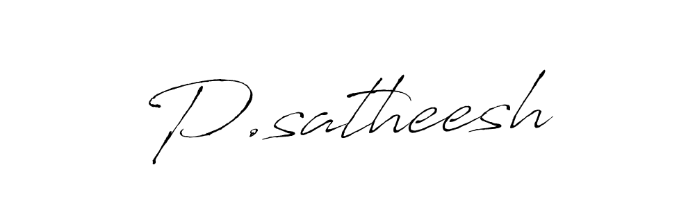 Once you've used our free online signature maker to create your best signature Antro_Vectra style, it's time to enjoy all of the benefits that P.satheesh name signing documents. P.satheesh signature style 6 images and pictures png