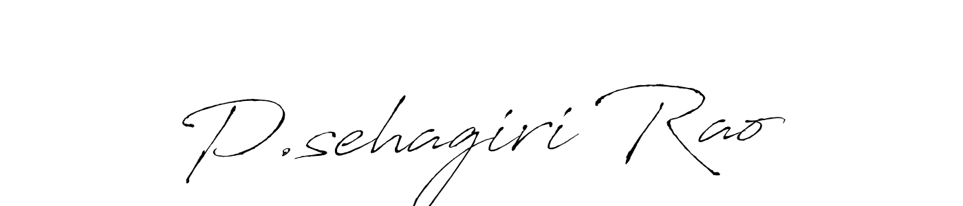 How to make P.sehagiri Rao signature? Antro_Vectra is a professional autograph style. Create handwritten signature for P.sehagiri Rao name. P.sehagiri Rao signature style 6 images and pictures png