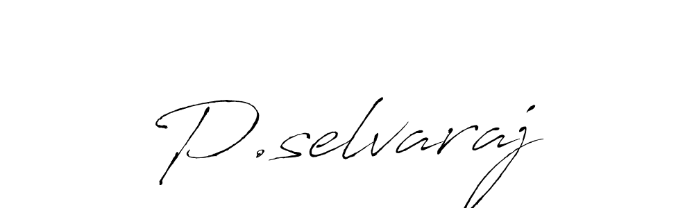 You should practise on your own different ways (Antro_Vectra) to write your name (P.selvaraj) in signature. don't let someone else do it for you. P.selvaraj signature style 6 images and pictures png