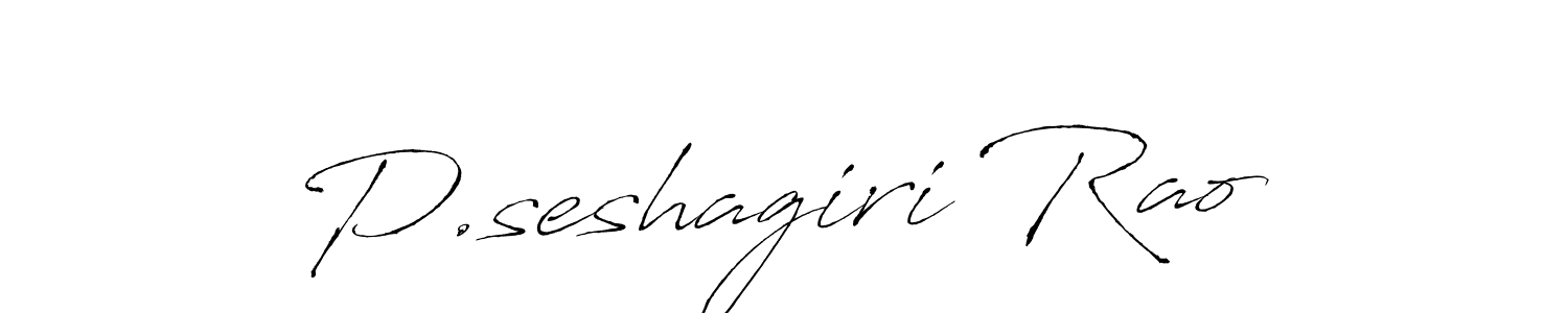 Antro_Vectra is a professional signature style that is perfect for those who want to add a touch of class to their signature. It is also a great choice for those who want to make their signature more unique. Get P.seshagiri Rao name to fancy signature for free. P.seshagiri Rao signature style 6 images and pictures png
