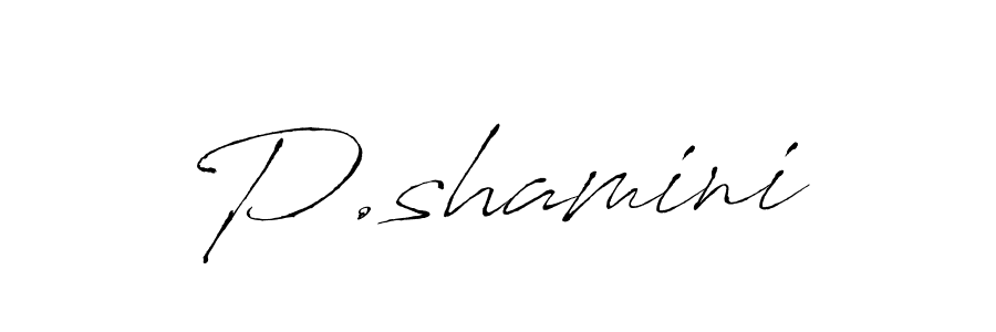 Also we have P.shamini name is the best signature style. Create professional handwritten signature collection using Antro_Vectra autograph style. P.shamini signature style 6 images and pictures png