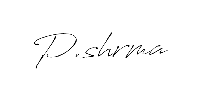 How to Draw P.shrma signature style? Antro_Vectra is a latest design signature styles for name P.shrma. P.shrma signature style 6 images and pictures png