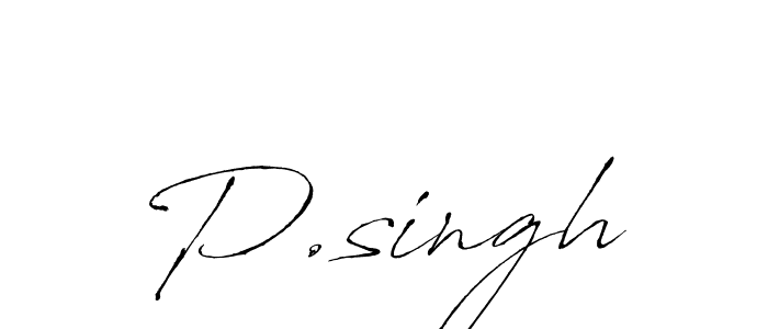 It looks lik you need a new signature style for name P.singh. Design unique handwritten (Antro_Vectra) signature with our free signature maker in just a few clicks. P.singh signature style 6 images and pictures png