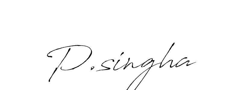 Once you've used our free online signature maker to create your best signature Antro_Vectra style, it's time to enjoy all of the benefits that P.singha name signing documents. P.singha signature style 6 images and pictures png