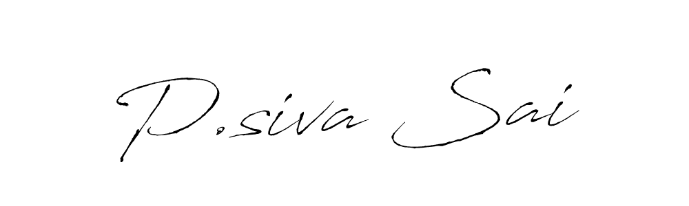 Also You can easily find your signature by using the search form. We will create P.siva Sai name handwritten signature images for you free of cost using Antro_Vectra sign style. P.siva Sai signature style 6 images and pictures png