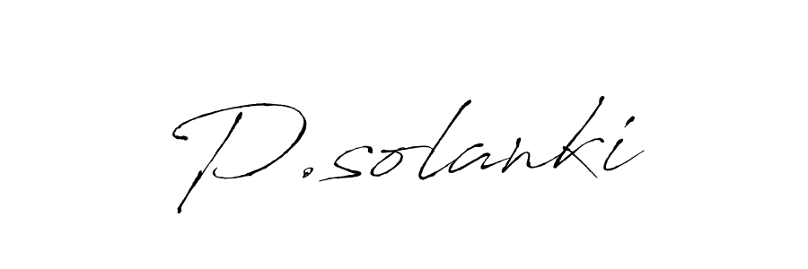 You should practise on your own different ways (Antro_Vectra) to write your name (P.solanki) in signature. don't let someone else do it for you. P.solanki signature style 6 images and pictures png
