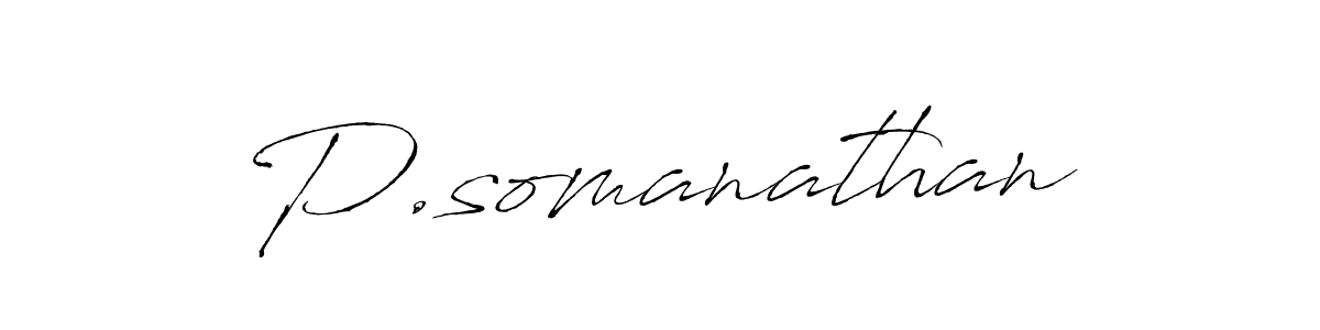 Similarly Antro_Vectra is the best handwritten signature design. Signature creator online .You can use it as an online autograph creator for name P.somanathan. P.somanathan signature style 6 images and pictures png