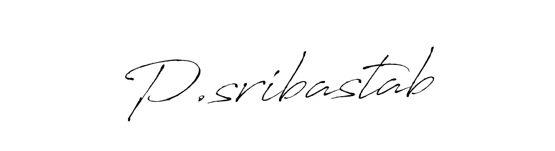Design your own signature with our free online signature maker. With this signature software, you can create a handwritten (Antro_Vectra) signature for name P.sribastab. P.sribastab signature style 6 images and pictures png