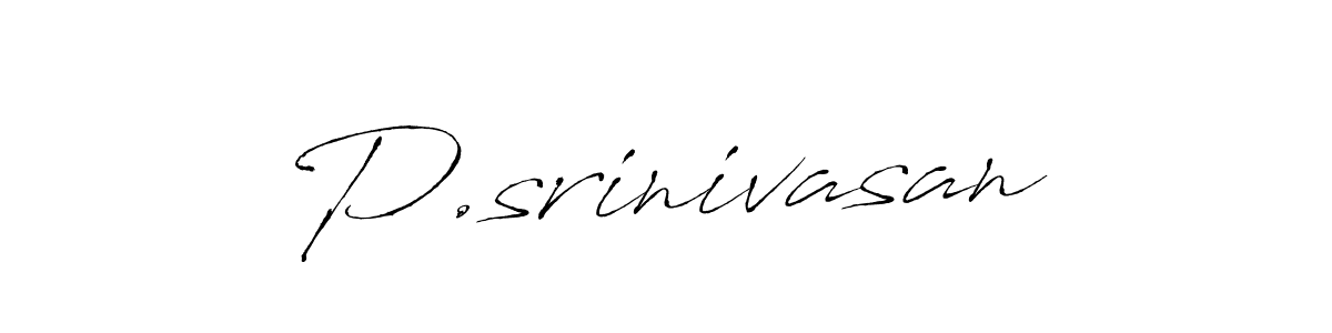 Best and Professional Signature Style for P.srinivasan. Antro_Vectra Best Signature Style Collection. P.srinivasan signature style 6 images and pictures png