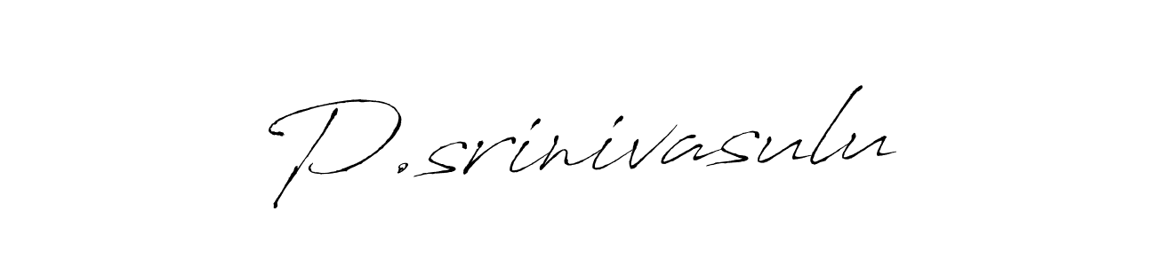 Also You can easily find your signature by using the search form. We will create P.srinivasulu name handwritten signature images for you free of cost using Antro_Vectra sign style. P.srinivasulu signature style 6 images and pictures png