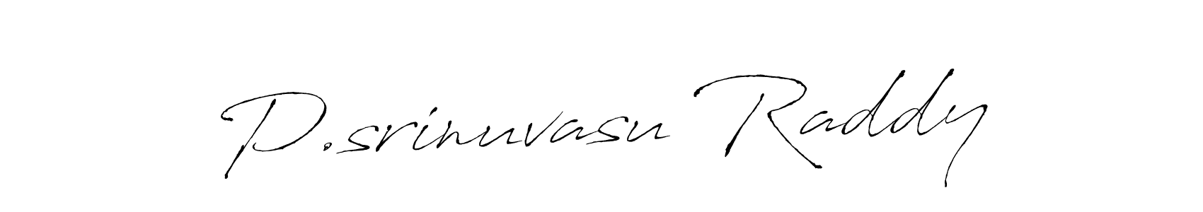 How to make P.srinuvasu Raddy signature? Antro_Vectra is a professional autograph style. Create handwritten signature for P.srinuvasu Raddy name. P.srinuvasu Raddy signature style 6 images and pictures png