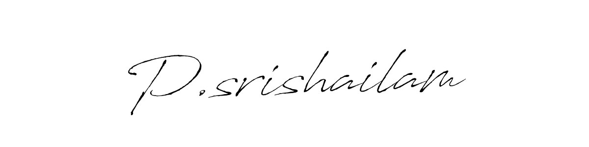 Also we have P.srishailam name is the best signature style. Create professional handwritten signature collection using Antro_Vectra autograph style. P.srishailam signature style 6 images and pictures png