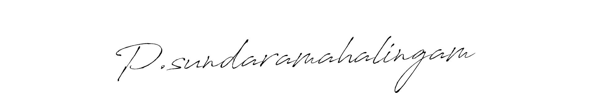 This is the best signature style for the P.sundaramahalingam name. Also you like these signature font (Antro_Vectra). Mix name signature. P.sundaramahalingam signature style 6 images and pictures png