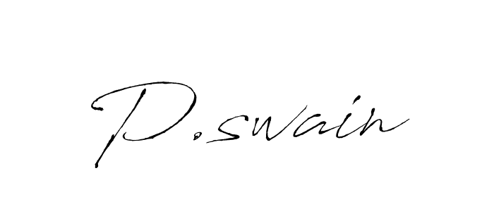 Also we have P.swain name is the best signature style. Create professional handwritten signature collection using Antro_Vectra autograph style. P.swain signature style 6 images and pictures png