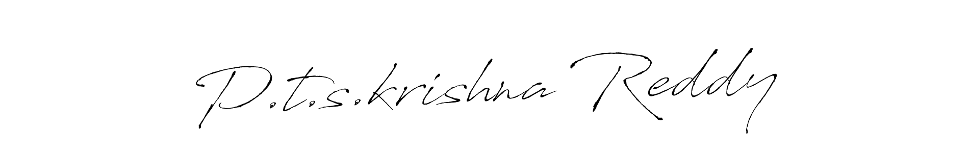 Also You can easily find your signature by using the search form. We will create P.t.s.krishna Reddy name handwritten signature images for you free of cost using Antro_Vectra sign style. P.t.s.krishna Reddy signature style 6 images and pictures png