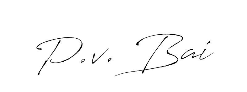 See photos of P.v. Bai official signature by Spectra . Check more albums & portfolios. Read reviews & check more about Antro_Vectra font. P.v. Bai signature style 6 images and pictures png