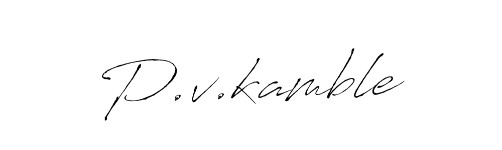 Similarly Antro_Vectra is the best handwritten signature design. Signature creator online .You can use it as an online autograph creator for name P.v.kamble. P.v.kamble signature style 6 images and pictures png