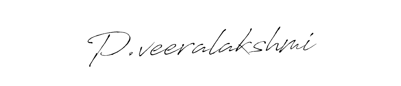 This is the best signature style for the P.veeralakshmi name. Also you like these signature font (Antro_Vectra). Mix name signature. P.veeralakshmi signature style 6 images and pictures png