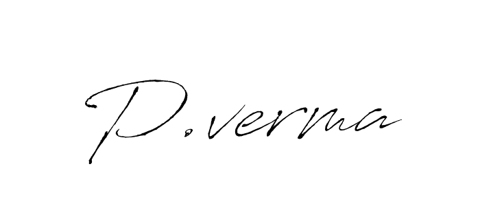 Make a beautiful signature design for name P.verma. Use this online signature maker to create a handwritten signature for free. P.verma signature style 6 images and pictures png