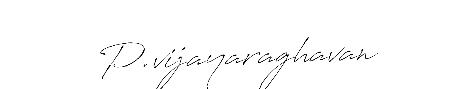 How to make P.vijayaraghavan name signature. Use Antro_Vectra style for creating short signs online. This is the latest handwritten sign. P.vijayaraghavan signature style 6 images and pictures png