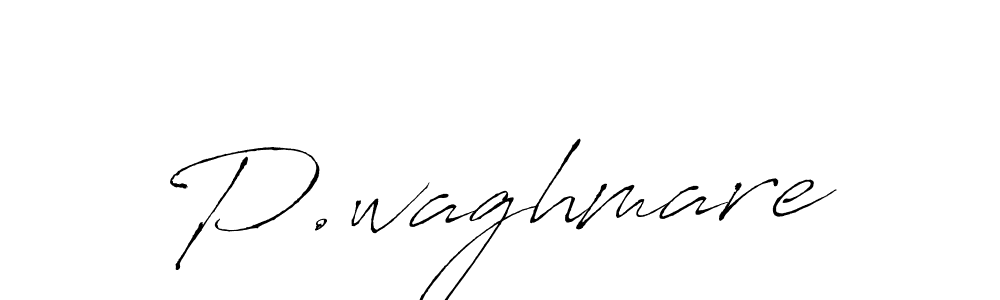 Use a signature maker to create a handwritten signature online. With this signature software, you can design (Antro_Vectra) your own signature for name P.waghmare. P.waghmare signature style 6 images and pictures png