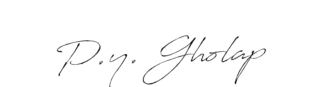 Check out images of Autograph of P.y. Gholap name. Actor P.y. Gholap Signature Style. Antro_Vectra is a professional sign style online. P.y. Gholap signature style 6 images and pictures png