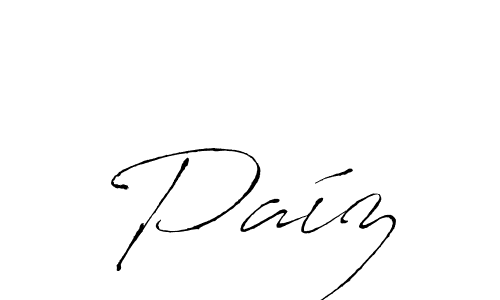 You should practise on your own different ways (Antro_Vectra) to write your name (Paíz) in signature. don't let someone else do it for you. Paíz signature style 6 images and pictures png