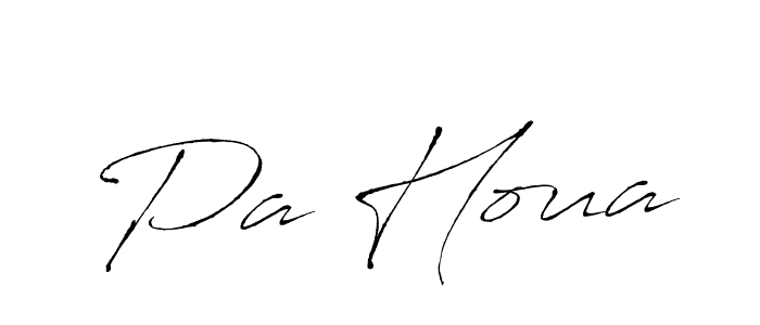 Similarly Antro_Vectra is the best handwritten signature design. Signature creator online .You can use it as an online autograph creator for name Pa Houa. Pa Houa signature style 6 images and pictures png