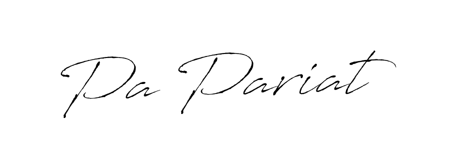 The best way (Antro_Vectra) to make a short signature is to pick only two or three words in your name. The name Pa Pariat include a total of six letters. For converting this name. Pa Pariat signature style 6 images and pictures png