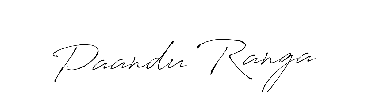 Design your own signature with our free online signature maker. With this signature software, you can create a handwritten (Antro_Vectra) signature for name Paandu Ranga. Paandu Ranga signature style 6 images and pictures png