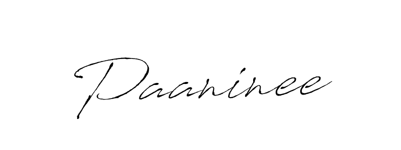 Design your own signature with our free online signature maker. With this signature software, you can create a handwritten (Antro_Vectra) signature for name Paaninee. Paaninee signature style 6 images and pictures png