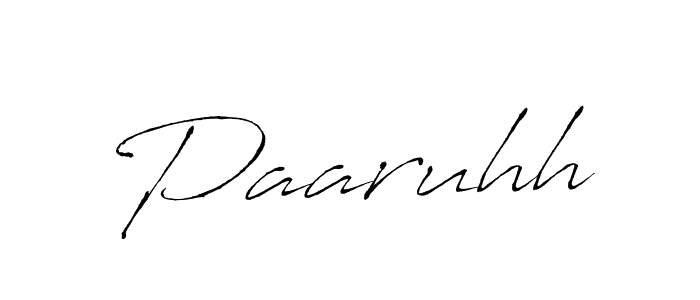 How to make Paaruhh name signature. Use Antro_Vectra style for creating short signs online. This is the latest handwritten sign. Paaruhh signature style 6 images and pictures png