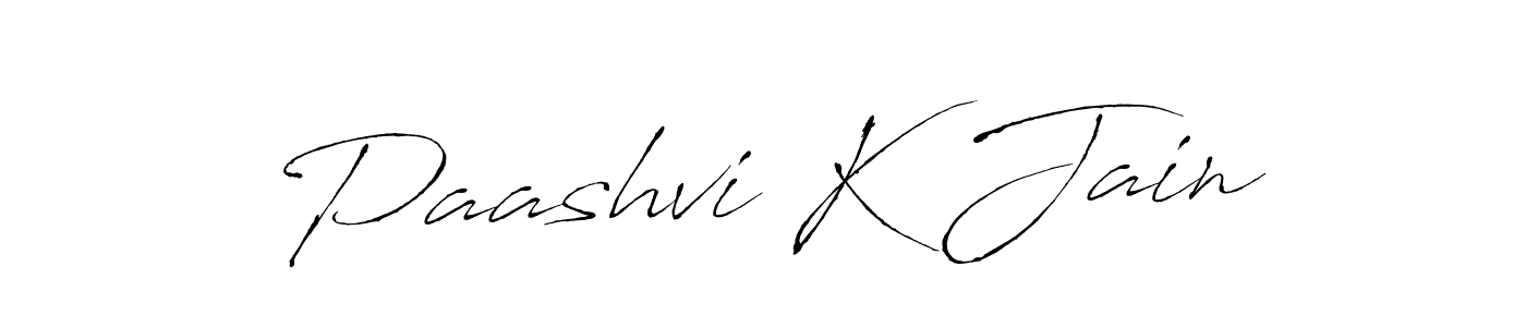 Antro_Vectra is a professional signature style that is perfect for those who want to add a touch of class to their signature. It is also a great choice for those who want to make their signature more unique. Get Paashvi K Jain name to fancy signature for free. Paashvi K Jain signature style 6 images and pictures png
