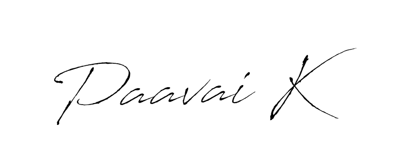 Create a beautiful signature design for name Paavai K. With this signature (Antro_Vectra) fonts, you can make a handwritten signature for free. Paavai K signature style 6 images and pictures png