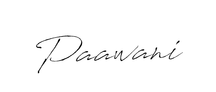 Design your own signature with our free online signature maker. With this signature software, you can create a handwritten (Antro_Vectra) signature for name Paawani. Paawani signature style 6 images and pictures png